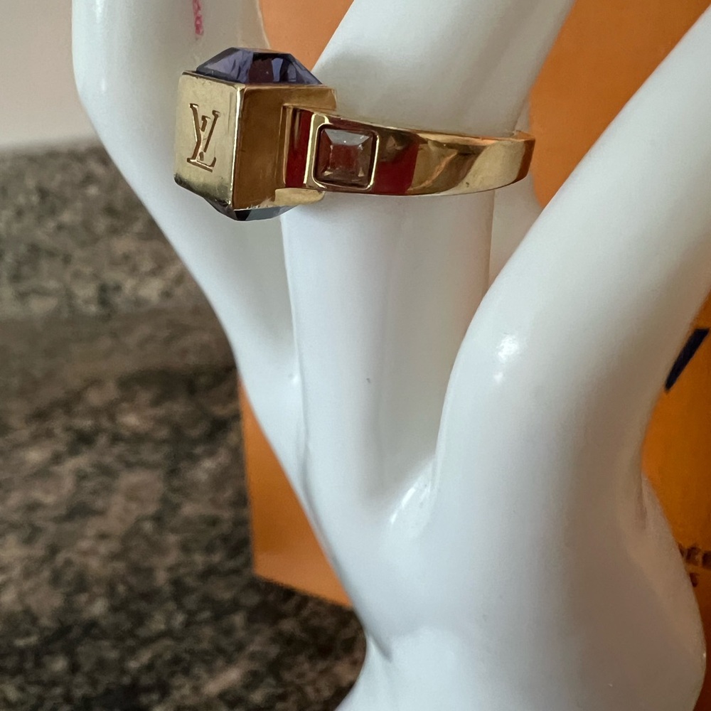 Louis Vuitton Crystal Gamble Ring - Picture 5 of 11